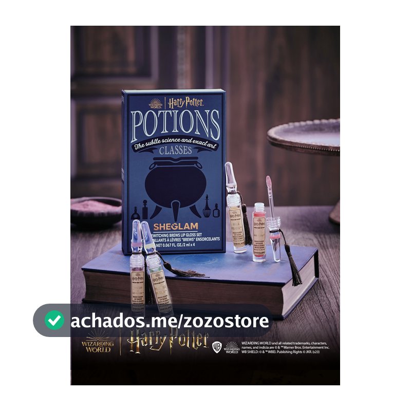 Harry Potter™ X SHEGLAM Bewitching Brews Kit De Gloss Labial Lip Honey Lip Combo Marca De Beleza CosméTicos Maquiagem Para Mulheres E Meninas