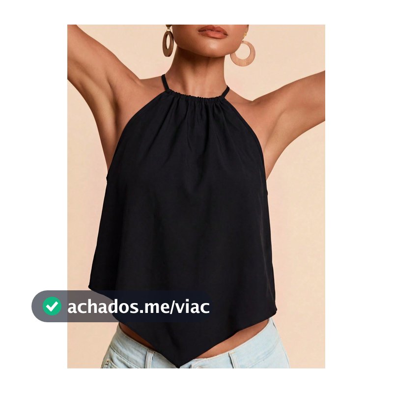 Travachic Regata de Malha Estampada para Férias para Mulheres,Top de Verão Férias Todo Preto Casual Minimalista