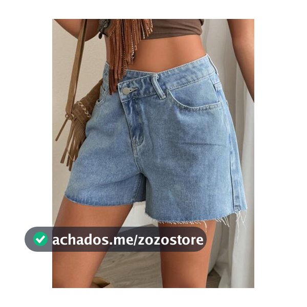 Shorts Denim Feminino Verão