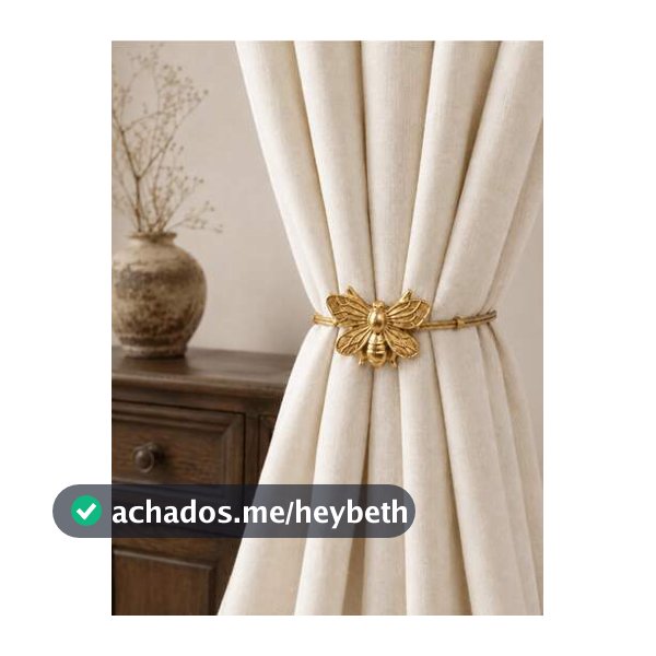 Cirelle 1 Peça Presilha de Cortina em Formato de Inseto Vintage Colorida em Resina, Adequada para Decoração de Interiores Domésticos, Presilhas Decorativas Requintadas para Armazenamento de Cortinas