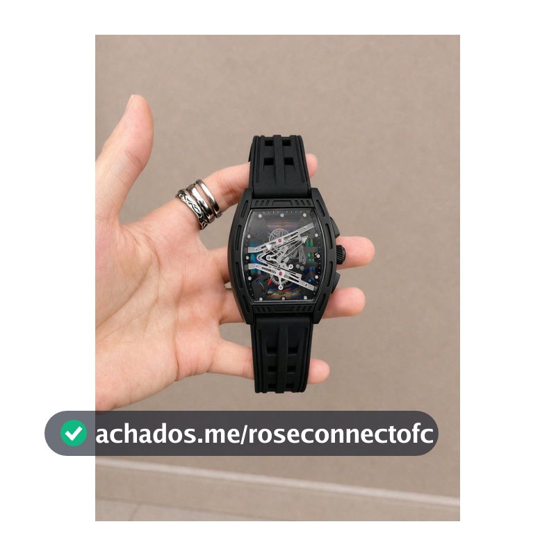 1 Peça Relógio Masculino, Pulseira de Silicone, Mostrador Quadrado, Adequado para Uso Diário, Relógio de Pulso Masculino Versátil Elegante Esportivo Casual e de Negócios, Presente Ideal para Feriados, Festas, Aniversários
