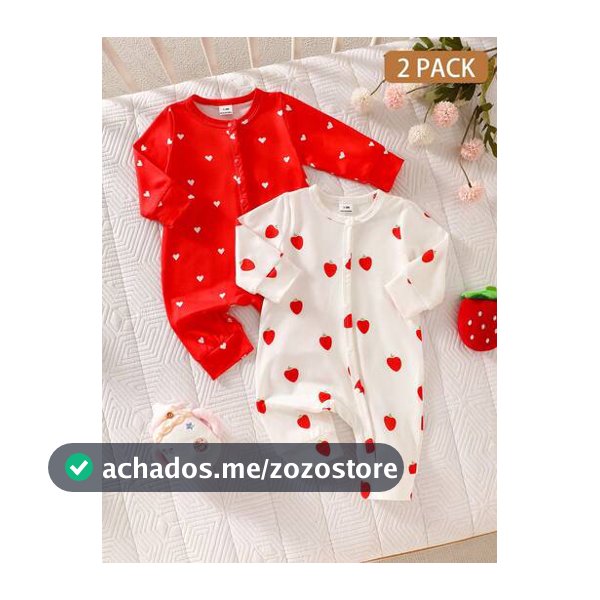 SHEIN Conjunto de 2 Peças para Bebê Recém-Nascida Menina