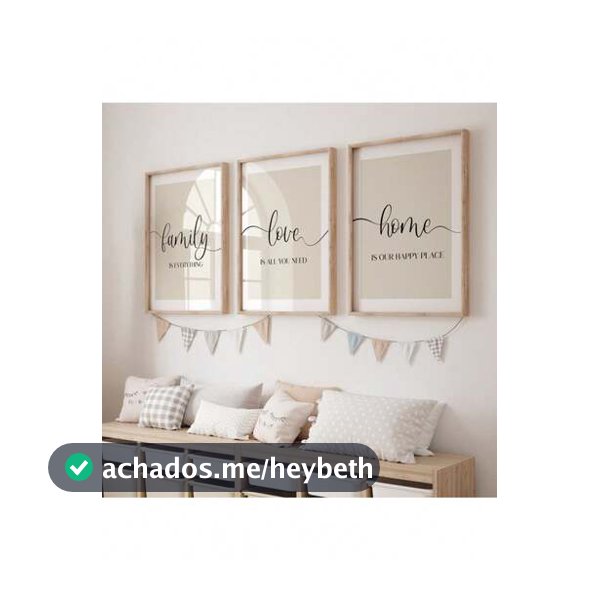 Conjunto de 3 Impressões Bege Arte de Parede da Família, Decoração da Parede Acima do Sofá Conjunto de Pôsteres da Sala de Estar, Arte de Parede do Quarto Impressões do Quarto Opcional Moldura