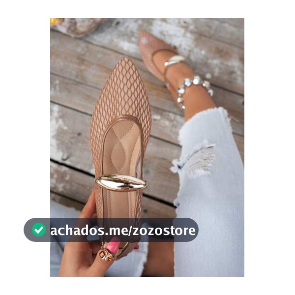 Sapatilhas Mary Jane Pretas de Malha para Mulheres, Sapatos de Balé com Decoração de Metal Dourado e Bico Quadrado, Sapatos Casuais Respiráveis e Planos, Adequados para Uso Diário, Sapatos de Verão