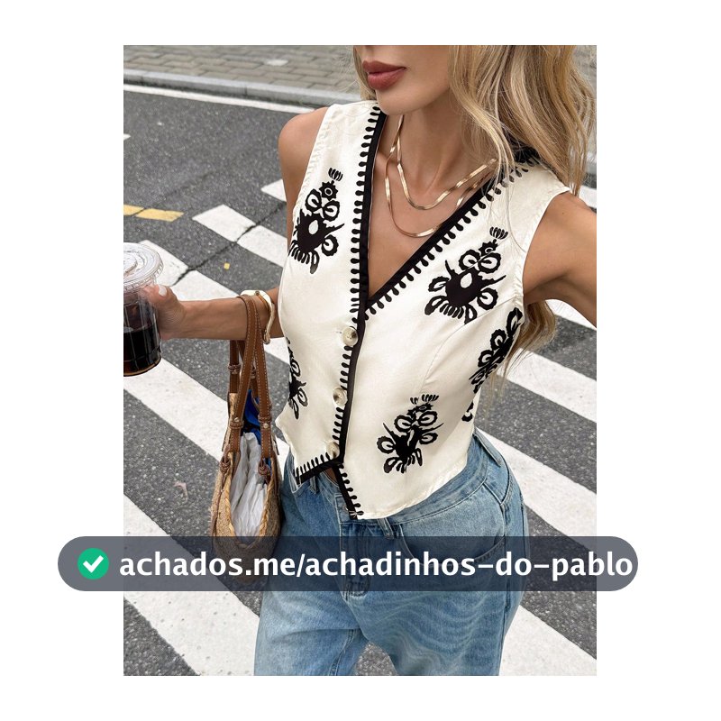 Serisse Regata Feminina Casual Boho para Férias e Resort com Estampa Floral Contrastante, Sem Mangas, Assimétrica, Elegante, para Verão, Férias e Brunch