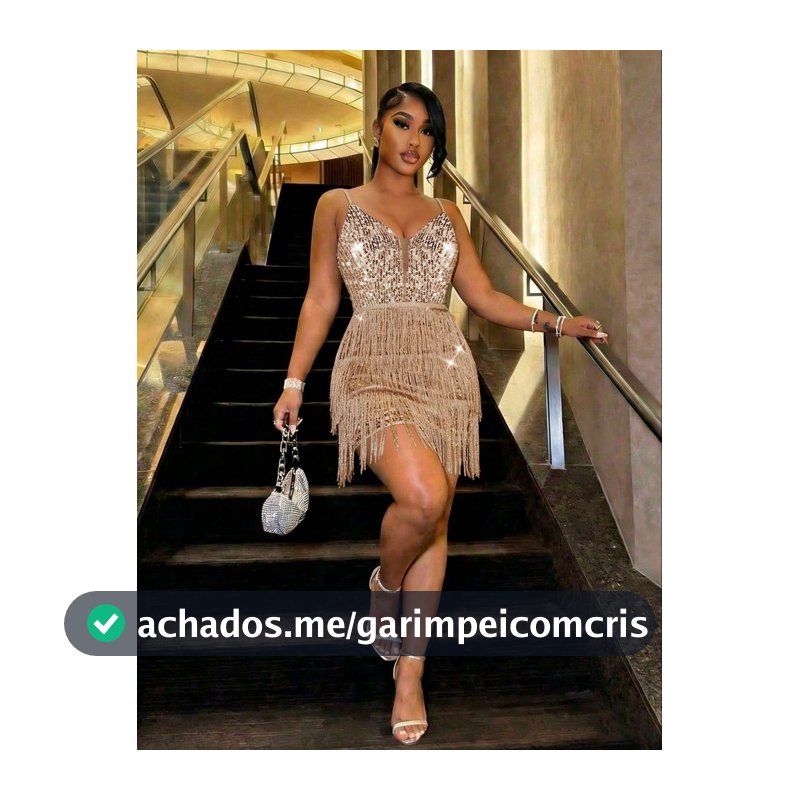 CHOSMO Vestido de Festa Elegante Plus Size com Brilho e Sexy para Mulheres, com Enfeites Pesados, Design com Costas Abertas e Franjas, para Encontros Noturnos, Casamentos, Aniversários, Aniversários de Casamento, Festas de Formatura, Eventos de Coquetel, Jantares Formais, Convidados de Casamento, Ba...