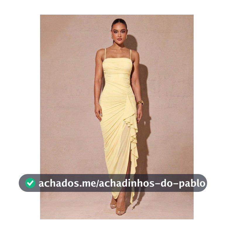 Silquee Vestido Elegante e Romântico com Babados nas Mangas, Fenda Alta em Verde Sálvia, Vestido de Festa Justo com Renda para Dia dos Namorados, Encontro, Convidado de Casamento, Baile de Formatura