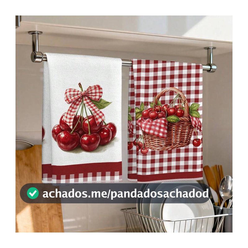 2 Peças Toalhas de Cozinha