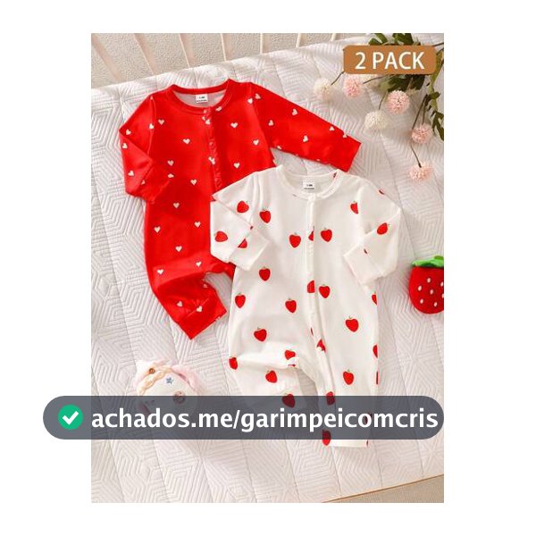 SHEIN Conjunto de 2 Peças para Bebê Recém-Nascida Menina