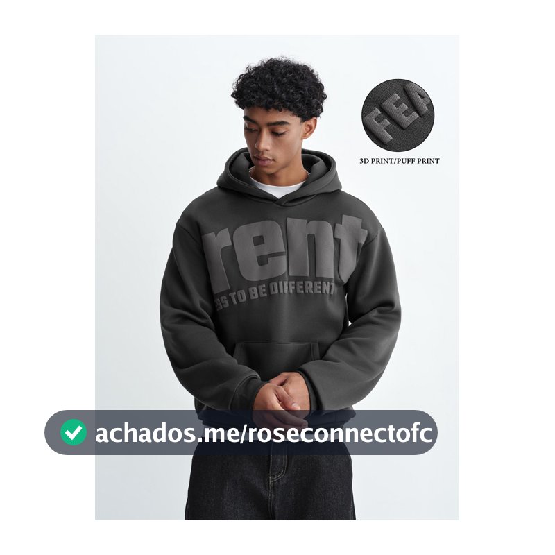 TOKVUE Moletom com Capuz Casual com Estampa de Letras para Homens Outono/Inverno