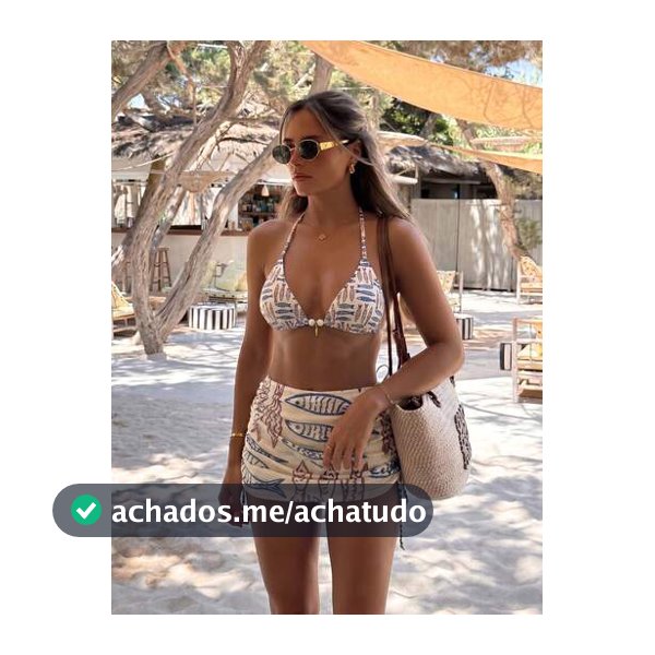 3 peças/Conjunto Maiô Estilo Oceânico para Mulheres - Top de Maiô Bikini Sexy
