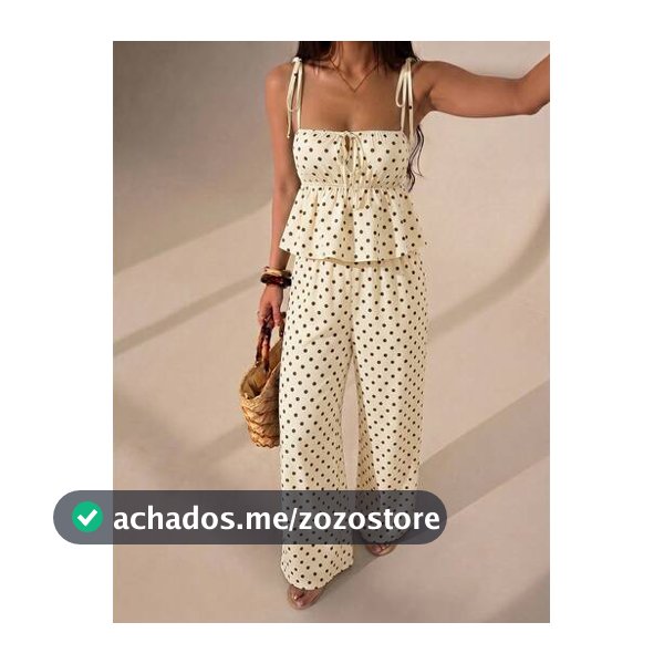 que lindooo Conjunto Bolinhas Feminino