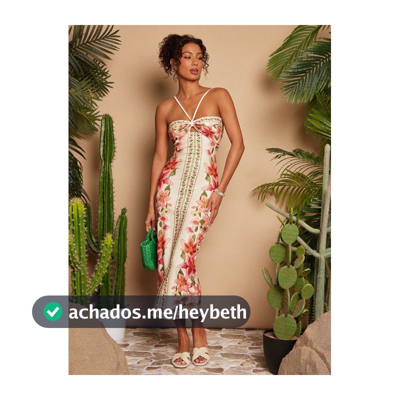 Travachic Vestido Feminino Estampa Floral Verão Boho Sexy Tropical Férias, Estampa Multicolorida Elegante Boêmio Roupa de Praia