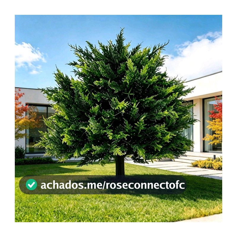 1 Peça Árvore de Pinheiro Artificial de Alta Qualidade, Árvore de Cedro Artificial Elegante e Grande, Arbusto, Planta de Solo, Planta Artificial, Adequada para Decoração de Quintal na Primavera, Verão, Outono e Inverno, Sempre Verde o Ano Todo Sem Manutenção, Decoração Interna e Externa o Ano Todo