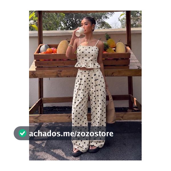 Muchica Conjunto Casual Diário de Denim com Top Camisole Plissado de Poá e Calça Longa Plissada para Mulheres, Outono