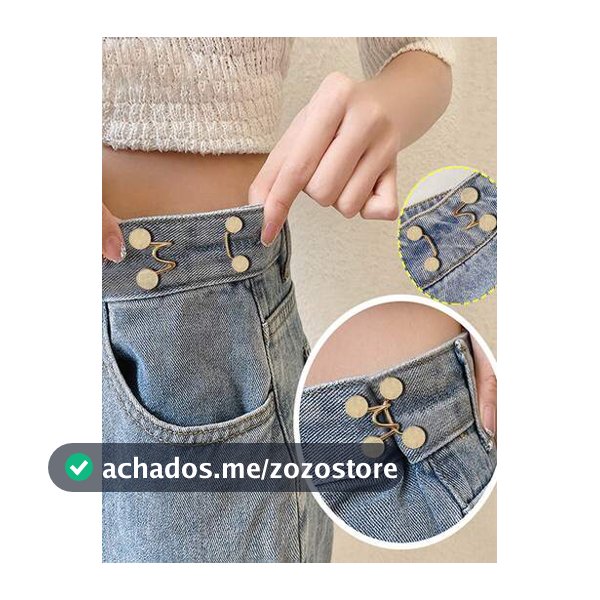 1 Peça Conjunto de Broche Feminino, Inclui Broche de Cintura, Broche de Margarida de Liga sem Alfinete para Calças, Denim, Broche de Cintura Ajustável, Acessórios de Vestuário (Cartão Não Incluído)