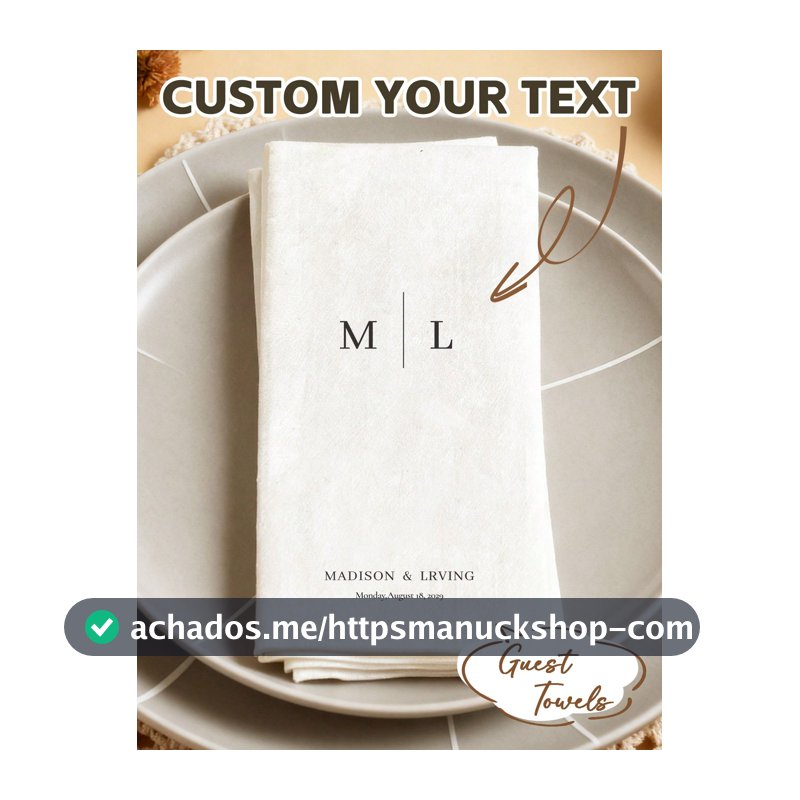 15-100 Peças Toalhas de Convidado Personalizadas com Textura de Linho, Guardanapos de Festa, Casamento, Aniversário, Chá de Panela, Coquetel