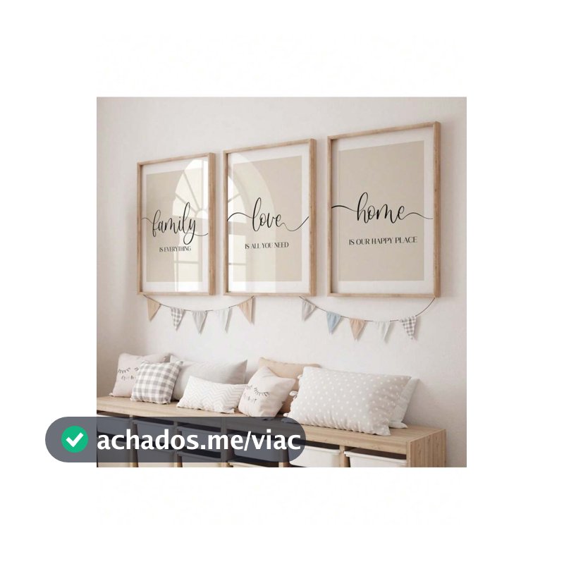 Conjunto de 3 Impressões Bege Arte de Parede da Família, Decoração da Parede Acima do Sofá Conjunto de Pôsteres da Sala de Estar, Arte de Parede do Quarto Impressões do Quarto Opcional Moldura