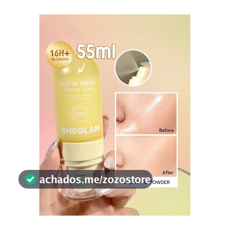 SHEGLAM Matte Fresh Spray Fixador Marca De Beleza CosméTicos Maquiagem Para Mulheres E Meninas