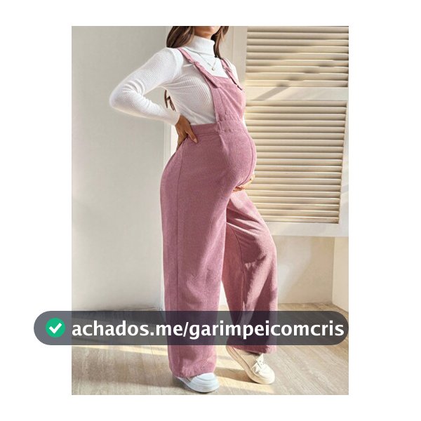 SHEIN Macacão Casual de Cor Sólida para Gestantes