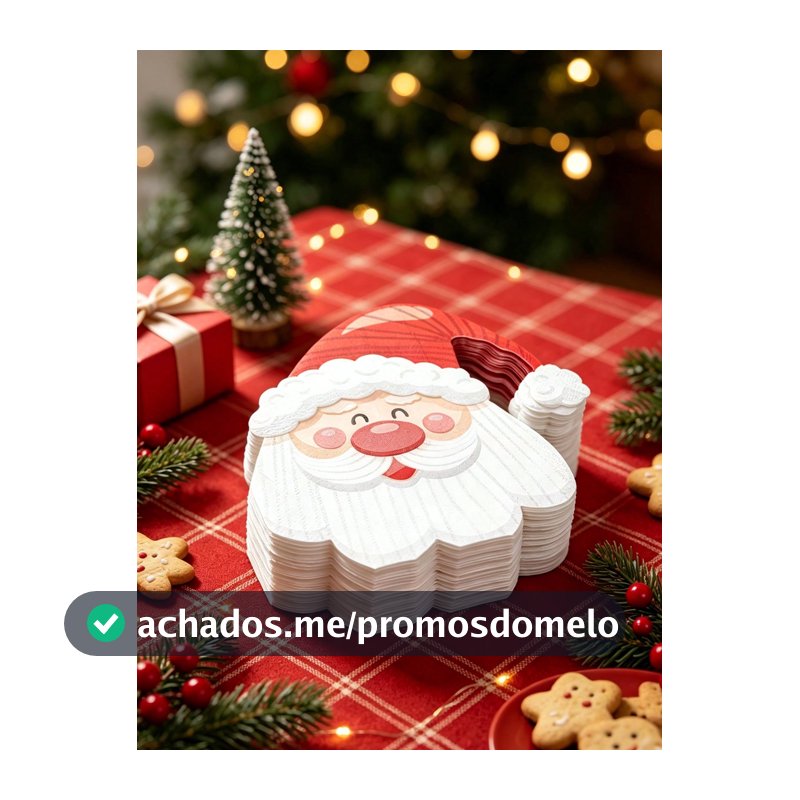 50/20 Peças Guardanapos em Formato de Papai Noel Vermelho, Guardanapos de Natal, Guardanapos de Coquetel para Festa de Natal, Decorações de Natal, Presentes de Natal, Decoração de Mesa para Festa de Natal, Utensílios de Mesa para Aniversário de Férias de Inverno e Véspera de Natal, Decoração para Ca...
