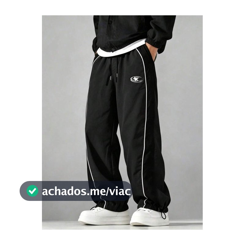 Calça Reta Minimalista Casual