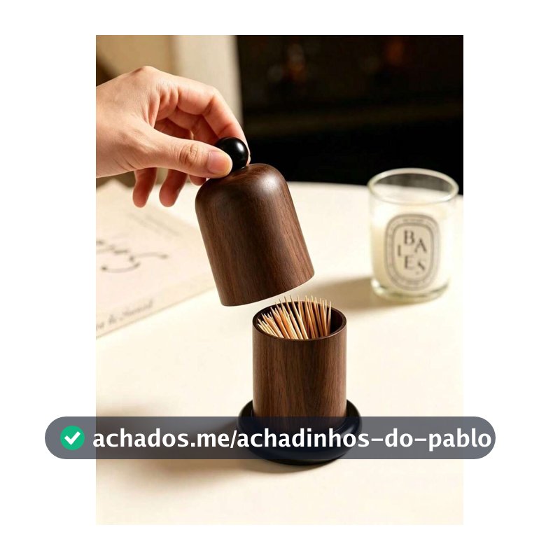 Suporte de Palitos de Dente de Plástico Texturizado para Sala de Estar, Cozinha/Viagem & Exterior