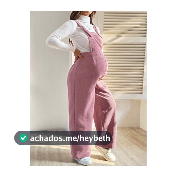 SHEIN Macacão Casual de Cor Sólida para Gestantes