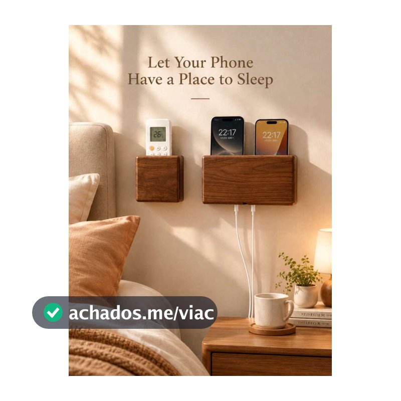 1 Peça Caixa de Armazenamento Montada na Parede com Porta de Carregamento Inferior, Organizador Retangular Minimalista Montado na Parede para Telefone, Tesoura e Pequenos Itens, Perfeito para Sala de Estar, Quarto, Escritório e Presente para Casa