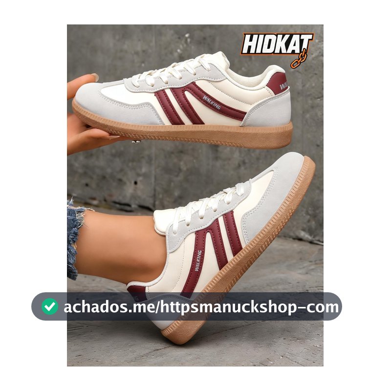 Hidkat Calçado Esportivo Casual de Verão Feminino, Base Macia Antiderrapante, Emendas Coloridas, Uso Externo, Novo Design para Primavera/Outono