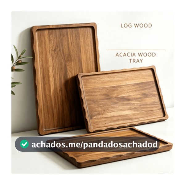 Bandeja Retangular de Madeira com Renda Inovadora de Tamanho Grande - Bandeja de Bancada de Banheiro, Bandeja de Penteadeira, Bandeja de Perfume, Bandeja Decorativa, Suporte de Armazenamento de Joias de Madeira, Usado para Organização e Decoração Doméstica Bandeja de Banheiro,