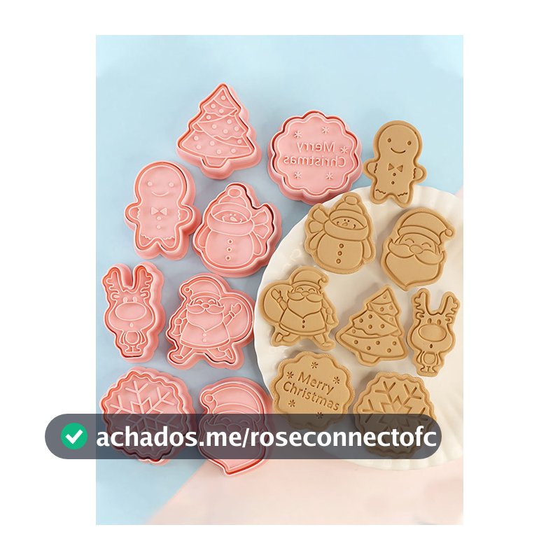 8 Peças Cortadores de Biscoito de Natal para Presentes de Pijamas de Natal Feitos à Mão DIY Decoração de Natal