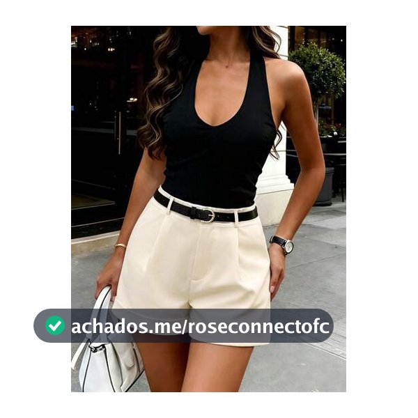 Pariaura Conjunto Feminino Casual Elegante Versátil Moda Top de Malha com Decote Halter e Decote em U Adequado para Uso