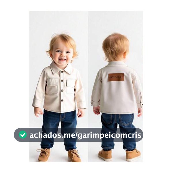 SHEIN Jaqueta com Pesponto Contrastante de Manga Longa Casual e Elegante para Bebê Menino