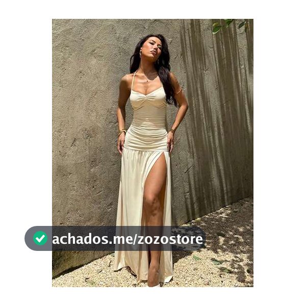 Vestido Festa Elegante Plissado