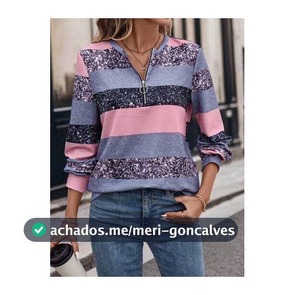 EMERY ROSE Moletom Feminino Bicolor com Zíper Parcial, Manga Longa, Tops de Manga Longa para Formatura, Volta às Aulas, Formatura, Professoras, Moletom de Volta às Aulas para o Outono