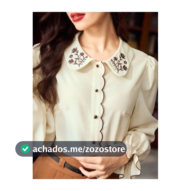 Vintamour Camisa Casual Elegante Vintage com Bordado Floral para Mulheres Plus Size, Ideal para Trabalho, Férias, Inverno, Natal, Blusas Elegantes, Ação de Graças, Ano Novo