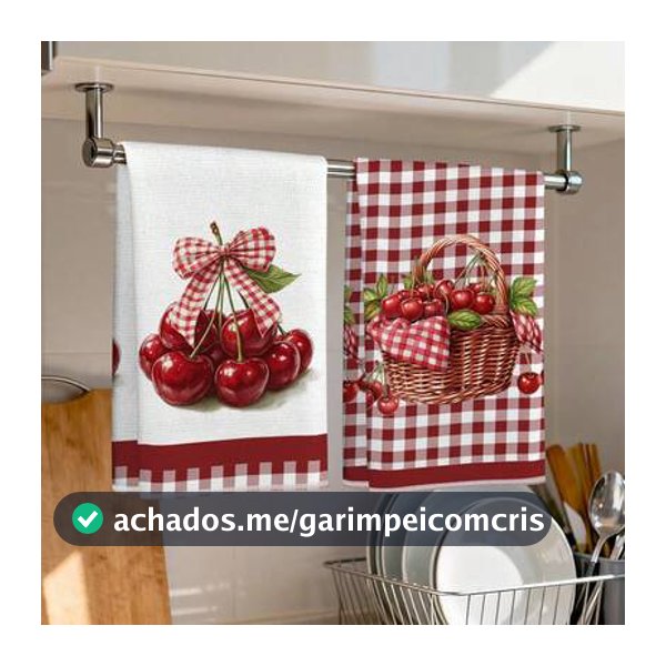 2 Peças Toalhas de Cozinha