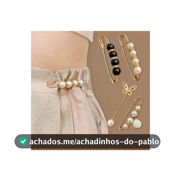 6 Peças Broches de Clipe de Cintura, Usados para Fixar Vestidos de Decote Baixo para Evitar Exposição, Podem Decorar Casacos, Cardigans, Suéteres