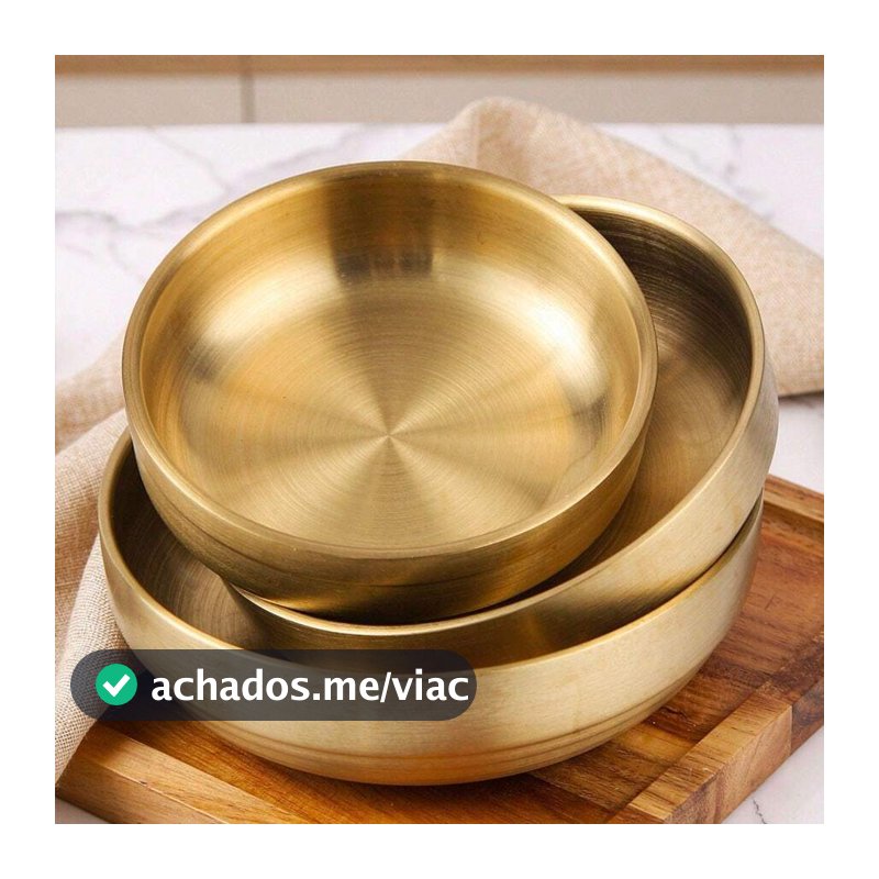 1/3 Peças Prato de Molho de Aço Inoxidável Dourado de Camada Dupla, Tigela Redonda para Condimentos, Pequena Tigela para Mergulhar Sushi, Prato para Kimchi, Prato de Preparação de Cozinha para Aperitivos, Tigela de Molho Elegante para Temperos e Aperitivos, Prato de Molho Portátil para Sushi, Churra...