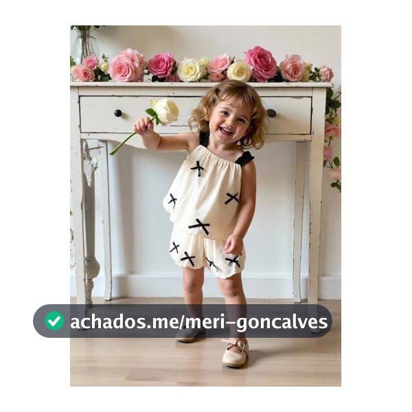SHEIN Conjunto de 2 Peças de Moda Bebê Menina com Top Sem Mangas e Calça