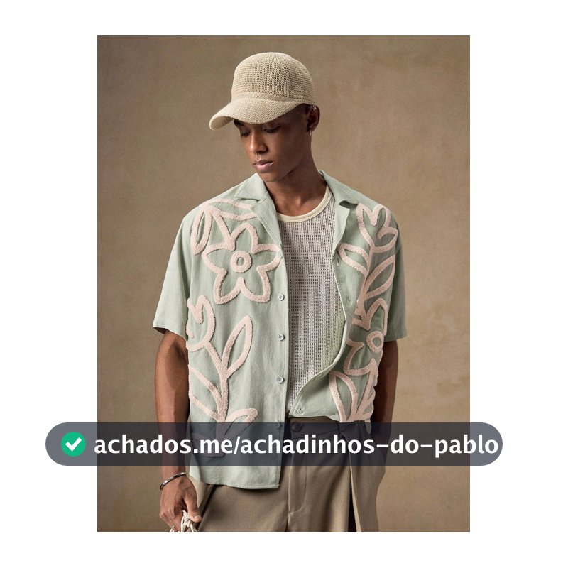 AKNOTIC Business Casual Camisa Casual Masculina de Manga Curta Solta com Estampa Floral Bordada em Verde Abacate Claro, Tecido Trama, Adequada para Jovens, Namorado, Professor, Viagem ao Ar Livre e Presente, Férias, Presentes do Dia dos Pais