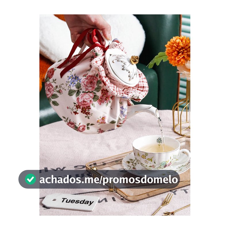 WGROOM 1 Peça Nova Capa Aquecedora de Bule Criativa, Manga de Tecido Isolante e à Prova de Poeira para Decoração de Cozinha, Decoração Doméstica, Adequada para Prevenção de Poeira, à Prova de Umidade, Conservação de Calor, Resfriamento, Uso Externo, Festa, Aniversário, Presente de Volta às Aulas