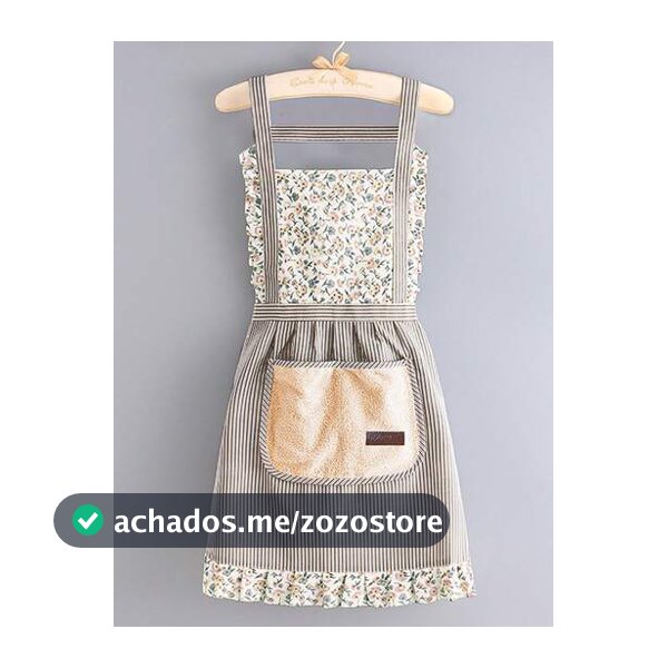 1 Peça Avental Sem Manga Floral Miúdo com Bolso, Item de Cozinha, Cozinha, Banheiro, Casa, Artigos Domésticos da Moda