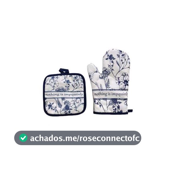 2 Peças Luvas impressas em preto e branco e Tapete de isolamento térmico espesso para cozinha, Luvas de forno para micro-ondas, Resistentes em alta temperatura