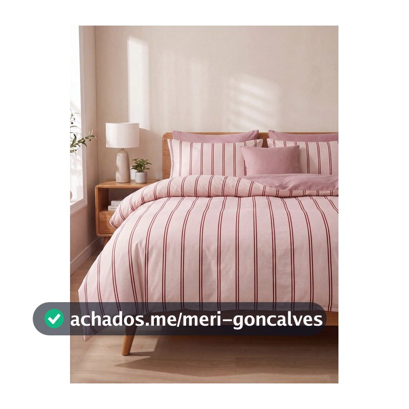 SHEIN Kit de Capa de Edredom com Listras Finas Rosa 2/3 Peças, Roupa de Cama, Conjunto de Roupa de Cama, Combinação de Capa de Edredom, Decoração de Quarto Quente, Amigável à Pele e Respirável, Sem Núcleo de Edredom, Adequado para Cama de Solteiro, Cama de Casal, Cama King, Cama Extra Grande