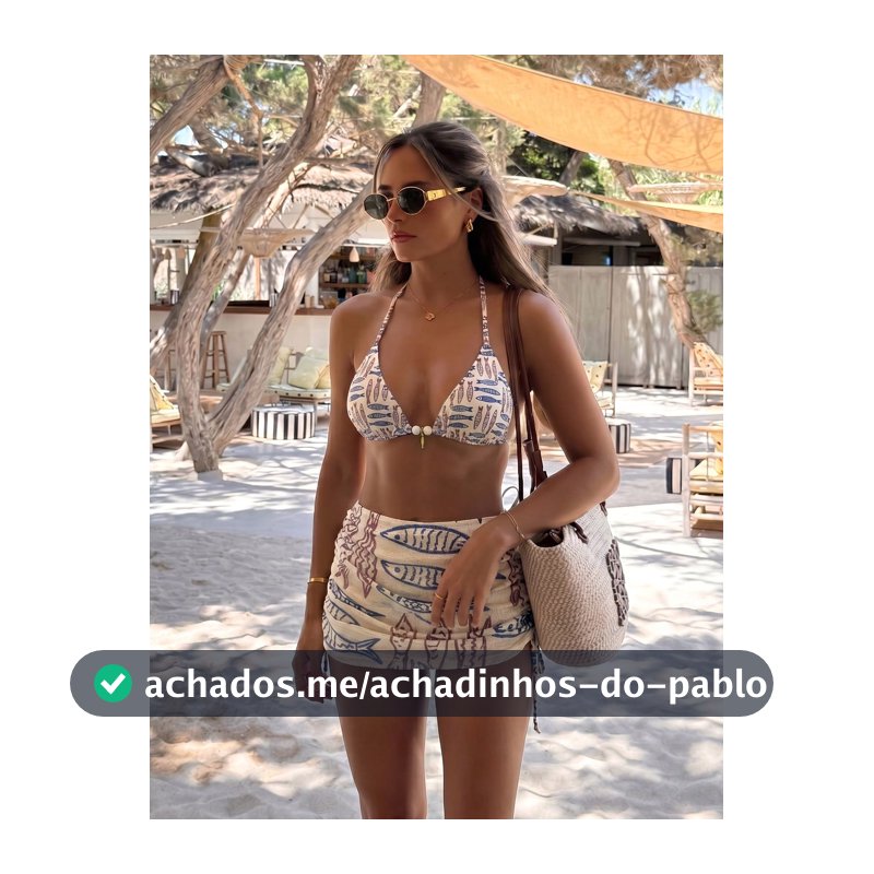 3 peças/Conjunto Maiô Estilo Oceânico para Mulheres - Top de Maiô Bikini Sexy, Parte de Baixo de Natação Divertida e Saia de Natação Fluida, Ideal para Férias Tropicais, Perfeito para Moda de Piscina e Praia no Verão