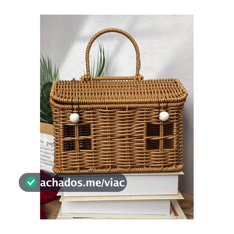 XD Cesta de Banquete de Vime Tecida à Mão com Caixa de Armazenamento de Vime Portátil, Presente de Dama de Honra de Casamento, Caixa de Presente de Aniversário, Cesta de Armazenamento Doméstico, Caixa, Recipiente, Caixa de Armazenamento Aberta, Cesta de Armazenamento de Piquenique de Vime Criativa E...