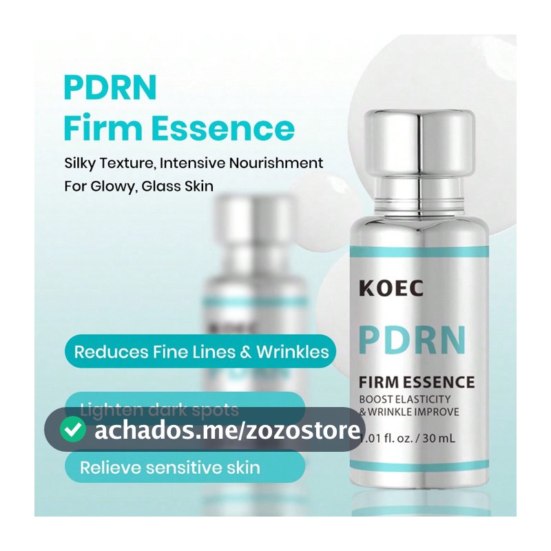 Soro PDRN 100, Essência Clareadora Poderosa, Reparação e Preenchimento da Pele, Hidratante e Umectante, Firmeza, Redução de Linhas Finas